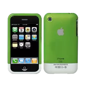 Rubber Case Cover for iPhone 3G or 3GS Colored: GREEN :  iphone 3g cases iphone 3gs cases iphone 3gs case iphone 4 cases