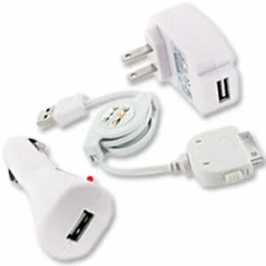 USB Cable+Car+AC Charger for iPod Touch iPhone 4 4G OS4 USB Cable+Car+AC Charger for iPod Touch iPhone 4 4G OS4