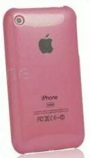 iPhone 3g 3gs Hard Back Case Cover Skin Metallic Pink